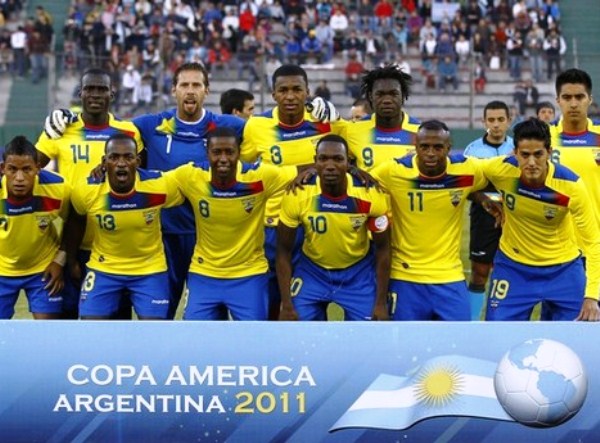 METEN MIEDO. Ecuador salió con un ataque de temer. Sus principales figuras: Michael Arroyo, Edison Méndez, Christian Benítez y Felipe Caicedo.  (Foto: Reuters)